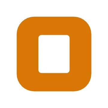 Contract Agreement Icon Color Rounded Square Button Business Finance Symbol Stock Illustration