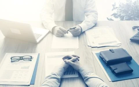 Contract agreement Stock Photos