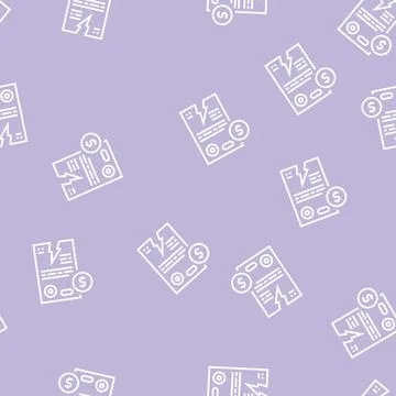 Contract breaking line seamless pattern イラスト素材