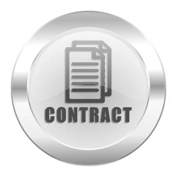 Contract chrome web icon isolated... Stock Illustration