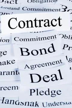 Contract concept Stock Photos