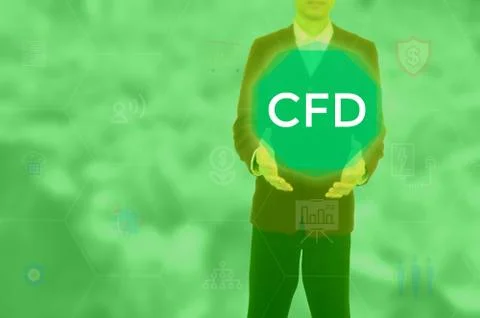 Contract for difference - business concept Stock Photos