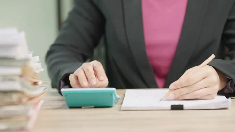 Contract a document Video stock 160015875