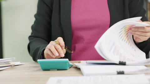 Contract a document Video stock 160016330