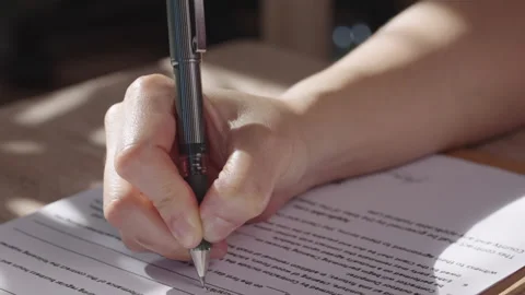 Contract document Stock-Footage 162265575