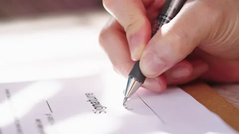 Contract document Stock-Footage 162266366