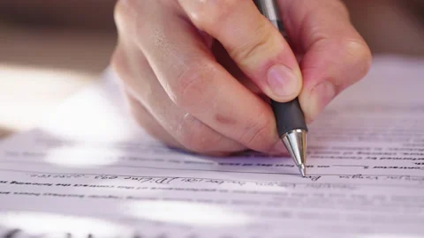 Contract document Stock-Footage 162267819