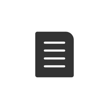 Contract document icon in flat style. Report folder stamp vector illustration イラスト素材