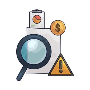 Contract Document illustration Stock Illustration