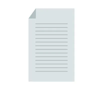 Contract icon on white background Stock Illustration