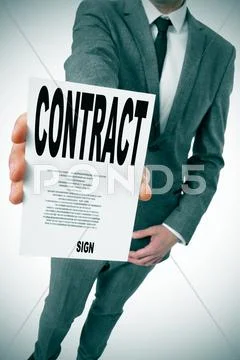 Contract Stock Illustration
