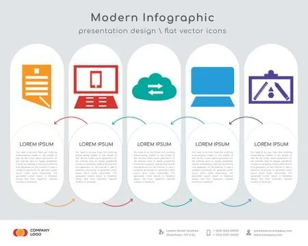 Contract infographics design イラスト素材