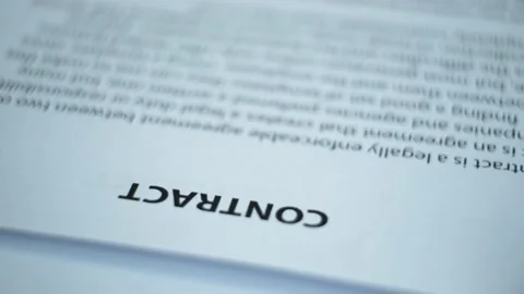 Contract With Key On Desk. Stock Footage 157866816