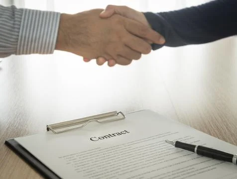 Contract Stock Photos