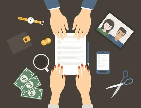 Contract Foto stock