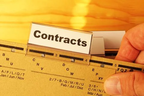Contract Stock Photos