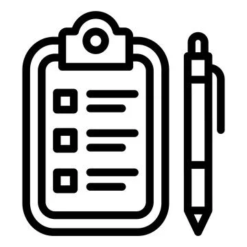 Contract Vector Icon Design Illustration Stock Illustration