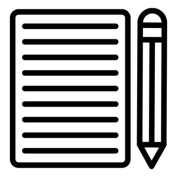 Contract Vector Icon Design Illustration Stock Illustration