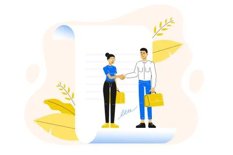 Contract1 Stock Illustration