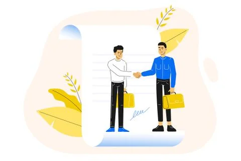 Contract2 Stock-Illustration