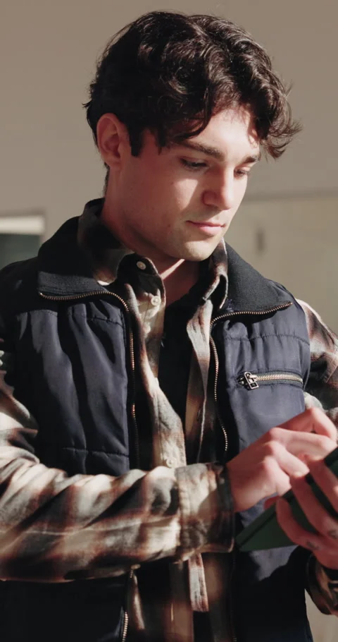 Contractor, man and tablet in home for renovation, property remodeling or Stock Footage 342317579