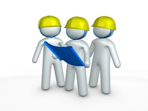 Contractors Illustrazione stock