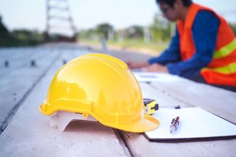 Contractor's real work image Foto stock