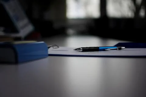 Contracts in office space Stock Photos