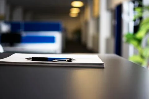 Contracts in office space Stock Photos