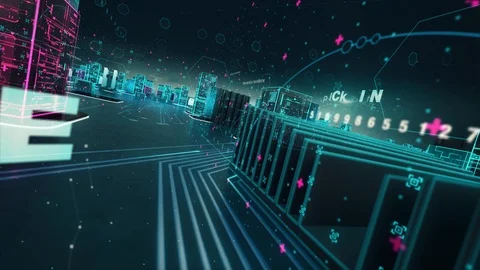 Contractual Arbitration with digital technology concept Stock Footage 94498950