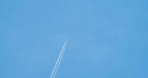 Contrail. Jet cloud. Stock Footage 169678188
