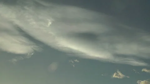 Contrail Marks Turublence Stock Footage 54730356