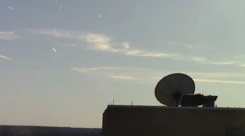 Contrails form and Disappear Video stock 38709650