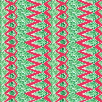 Contrast Aztec geometric pattern Stock Illustration