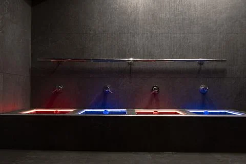 Contrast bath. Stock Photos