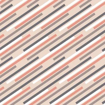 Contrast geometric seamless pattern with rectangular stripes, pink gray white Illustrazione stock