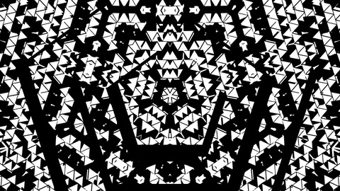 Contrast Herringbone VJ-Loop 4 - Eternal Pentagon 库存影片 127557361