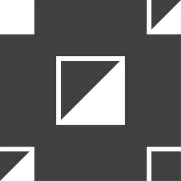 Contrast icon sign. Seamless pattern on a gray background. Vector Stock Illustration