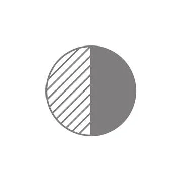 Contrast icon vector. Simple web black icon, can be used as web element icon Stock Illustration