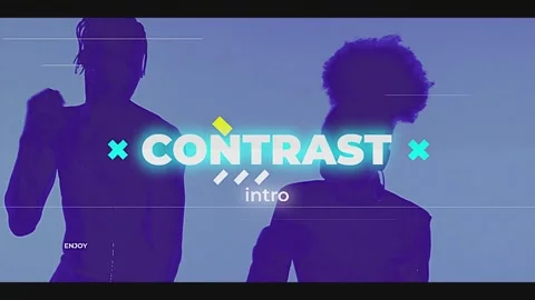 Contrast Intro for After Effects 库存 After Effects