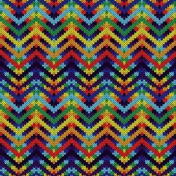 Contrast ornamental seamless pattern Stock Illustration