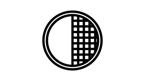 Contrast ratio ux ui design line icon animation Stock Footage 326758150