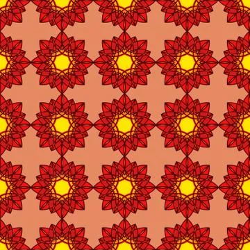 Contrast seamless pattern Stock Illustration