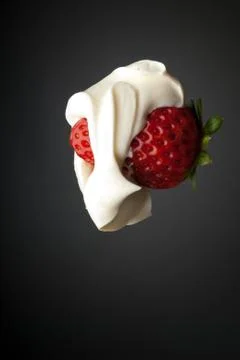 Contrast strawberry Stock Photos