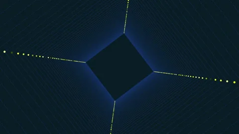 Contrasting checkerboard pattern black and white squares, straight lines Vídeos de archivo 300765012