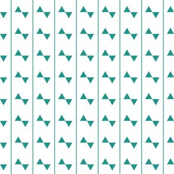 Contrasting geometric seamless pattern with triangular triangles, green emera Stock Illustration
