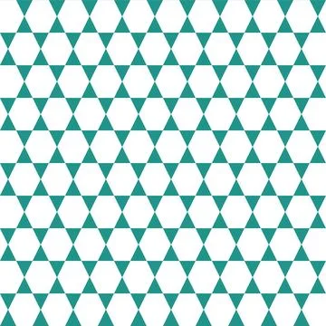 Contrasting geometric seamless pattern with triangular triangles, green emera Stock Illustration