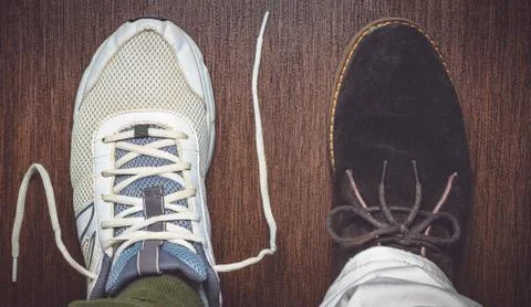 Contrasting styles Stock Photos