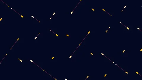 Contrasting yellow arrows on a black background Stock-Footage 253961773