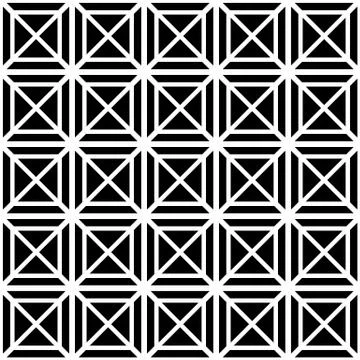 Contrasty seamless pattern with squares. Vector art. 스톡 일러스트